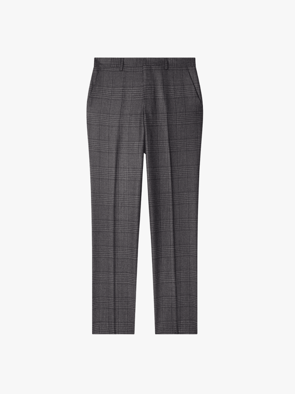 Paul Smith Dream Tweed Wool-Silk Trousers Navy and Brown Herren