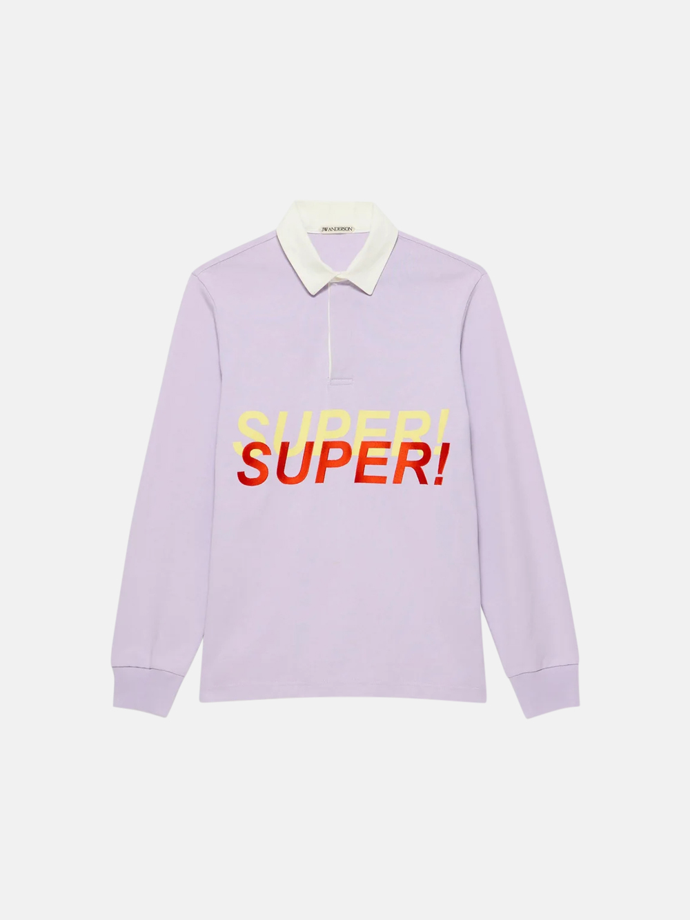JW Anderson Super Super Rugby Polo Top Lila Herren