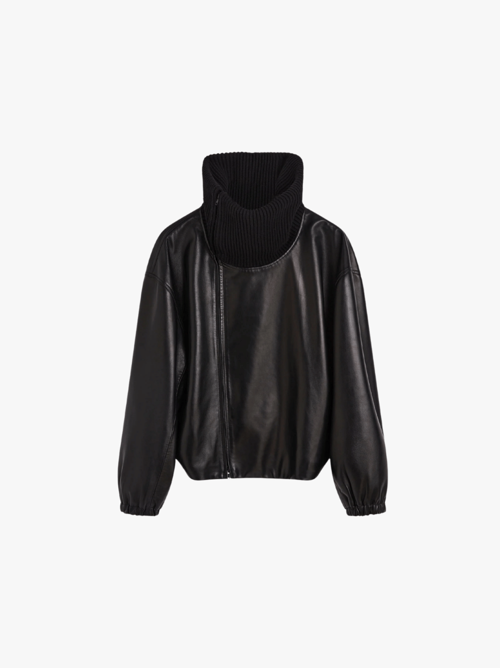 Phoebe Philo Rib Neck Jacket Black Women