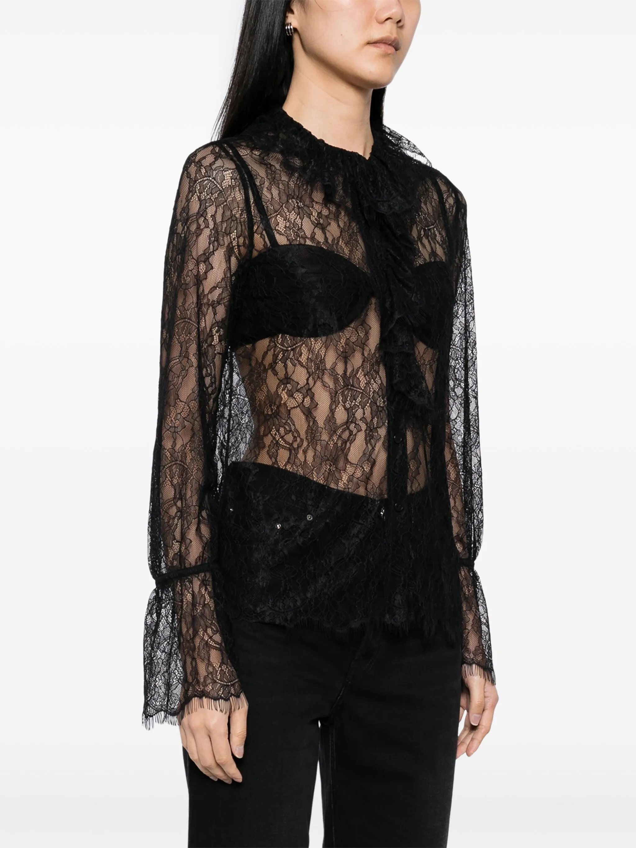 Nili Lotan CECILY TOP black Women