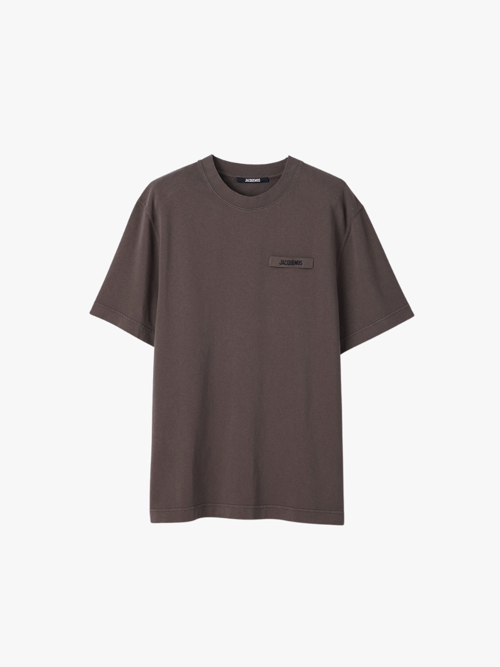 Jacquemus Gros Grain T-Shirt Dunkelbraun Herren