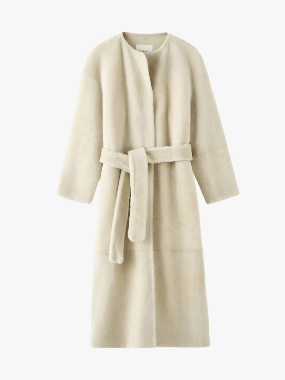 ALMADA Shea Shearling Mantel Vanille Damen
