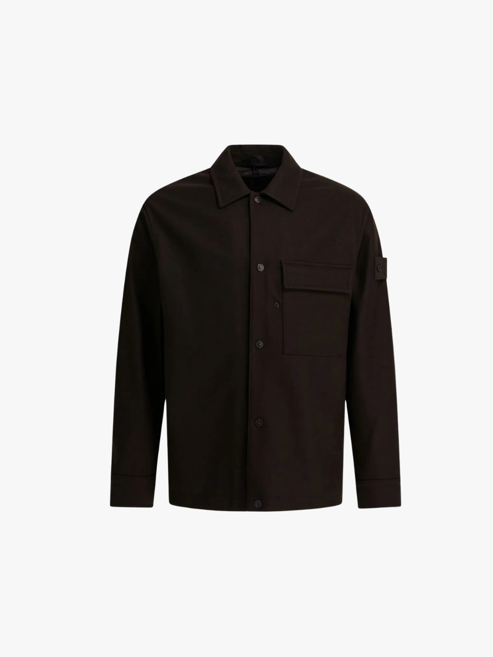 Stone Island Jacke mit aufgesetzten Taschen und Knöpfen Braun Herren