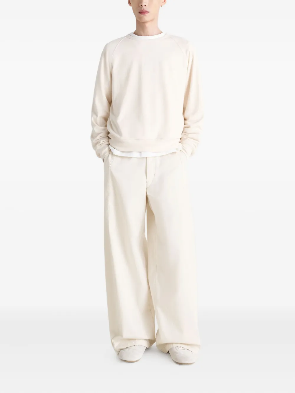 Lemaire Sweatshirt Creme Herren Lemaire Sweatshirt Creme Herren