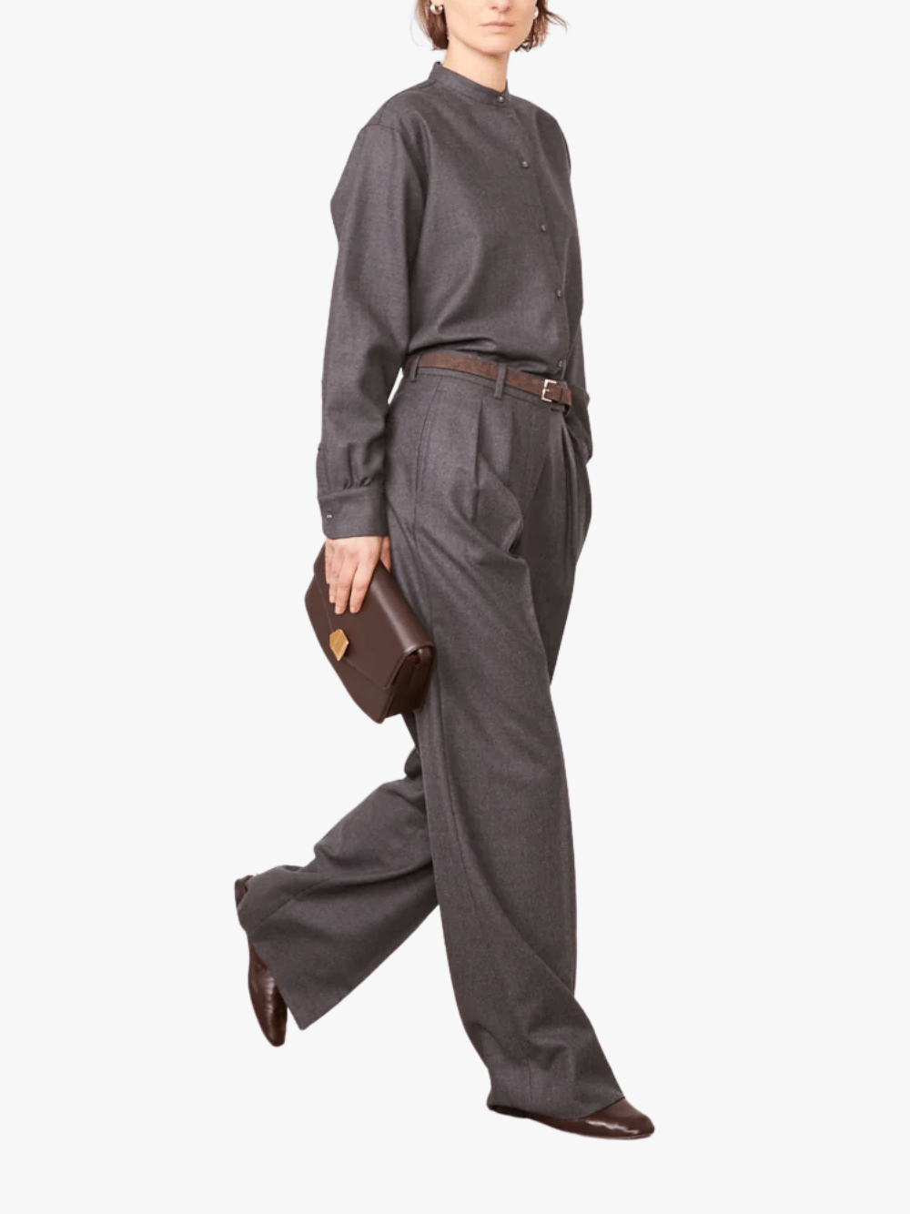 Officine Generale Elka Hose Grau Damen