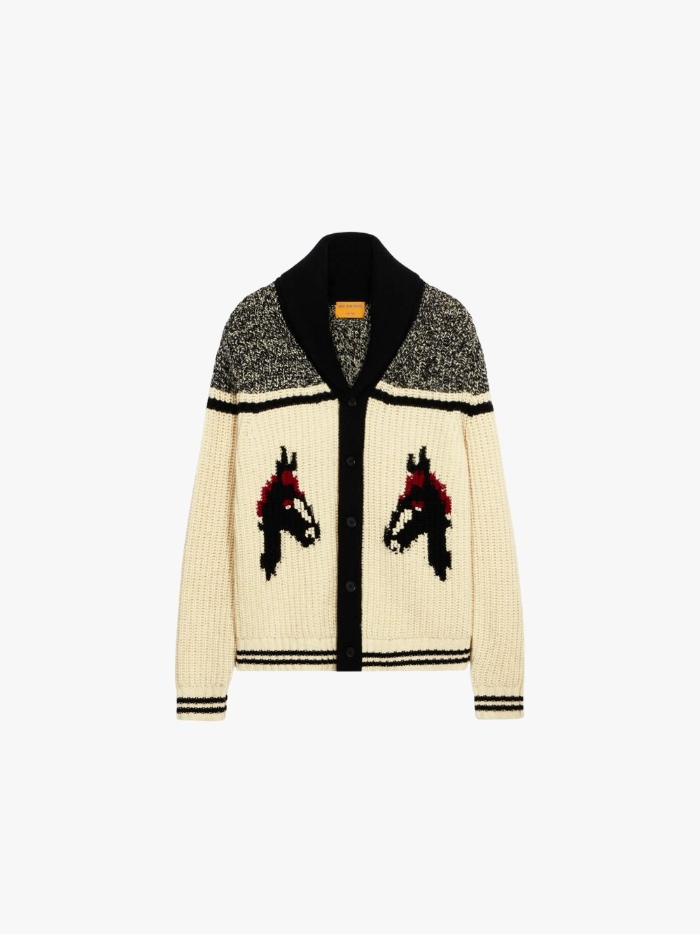 Guest in Residence Rodeo Cardigan Butter Combo Herren