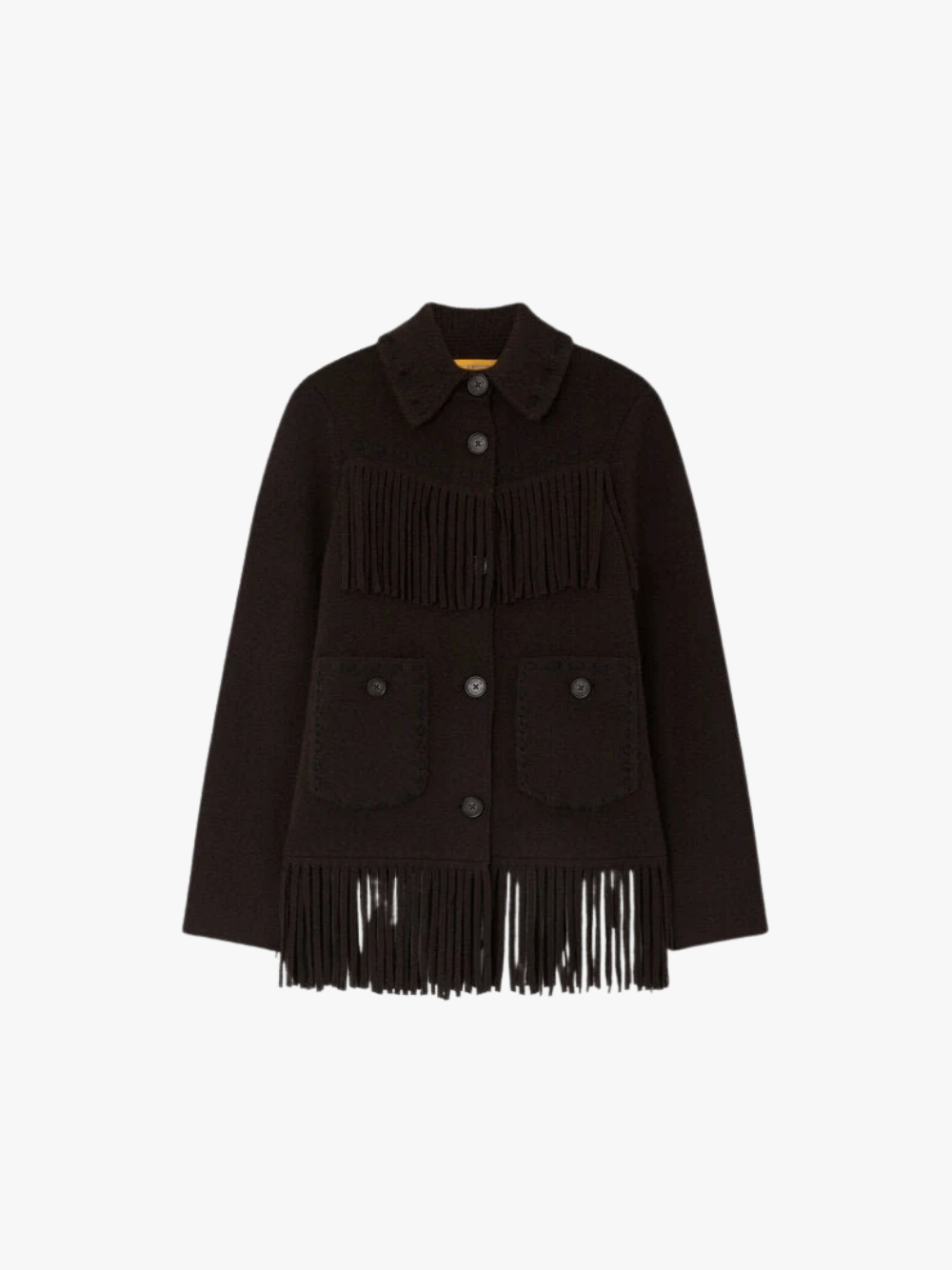 Guest in Residence Western Fringe Jacket Burnt Cocoa Damen
