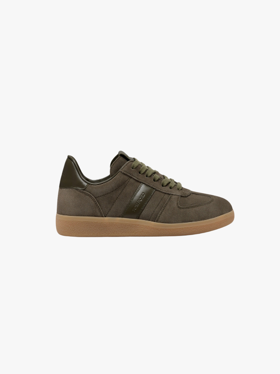 Tom Ford Archer Sneaker aus Wildleder Oliv/Bernstein Herren