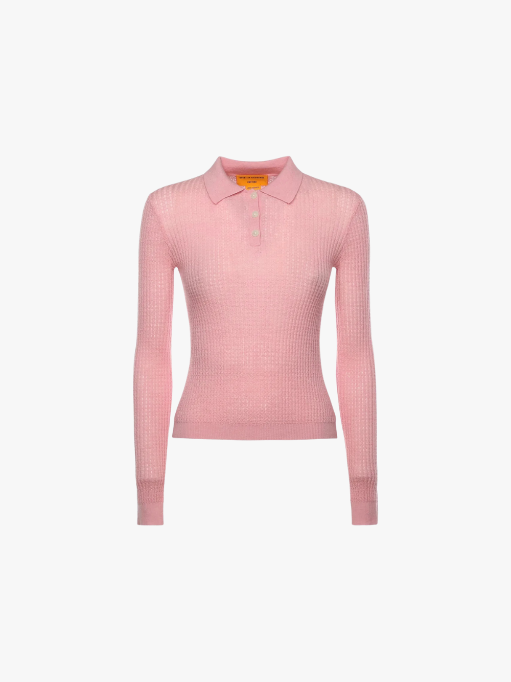 Guest in Residence Gekürztes Polohemd Rosa Damen