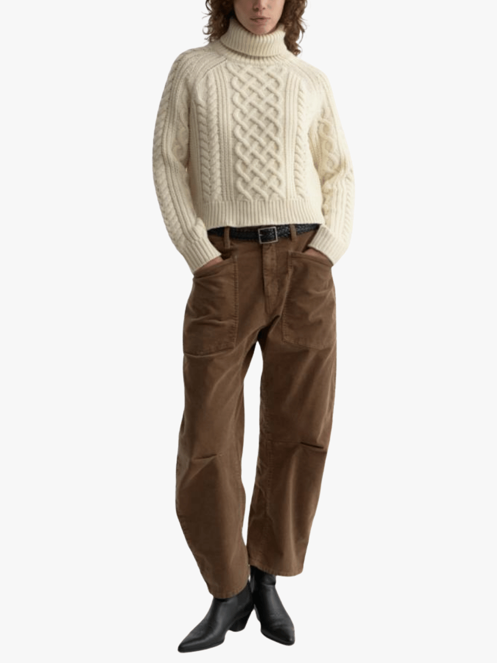 Nili Lotan Shon Corduroy Trousers Brown Women's