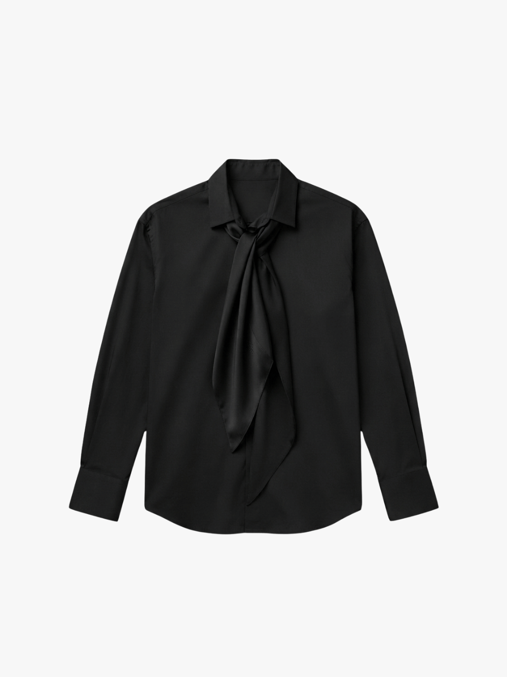 Sacai Poplin Shirt Bluse Schwarz Damen