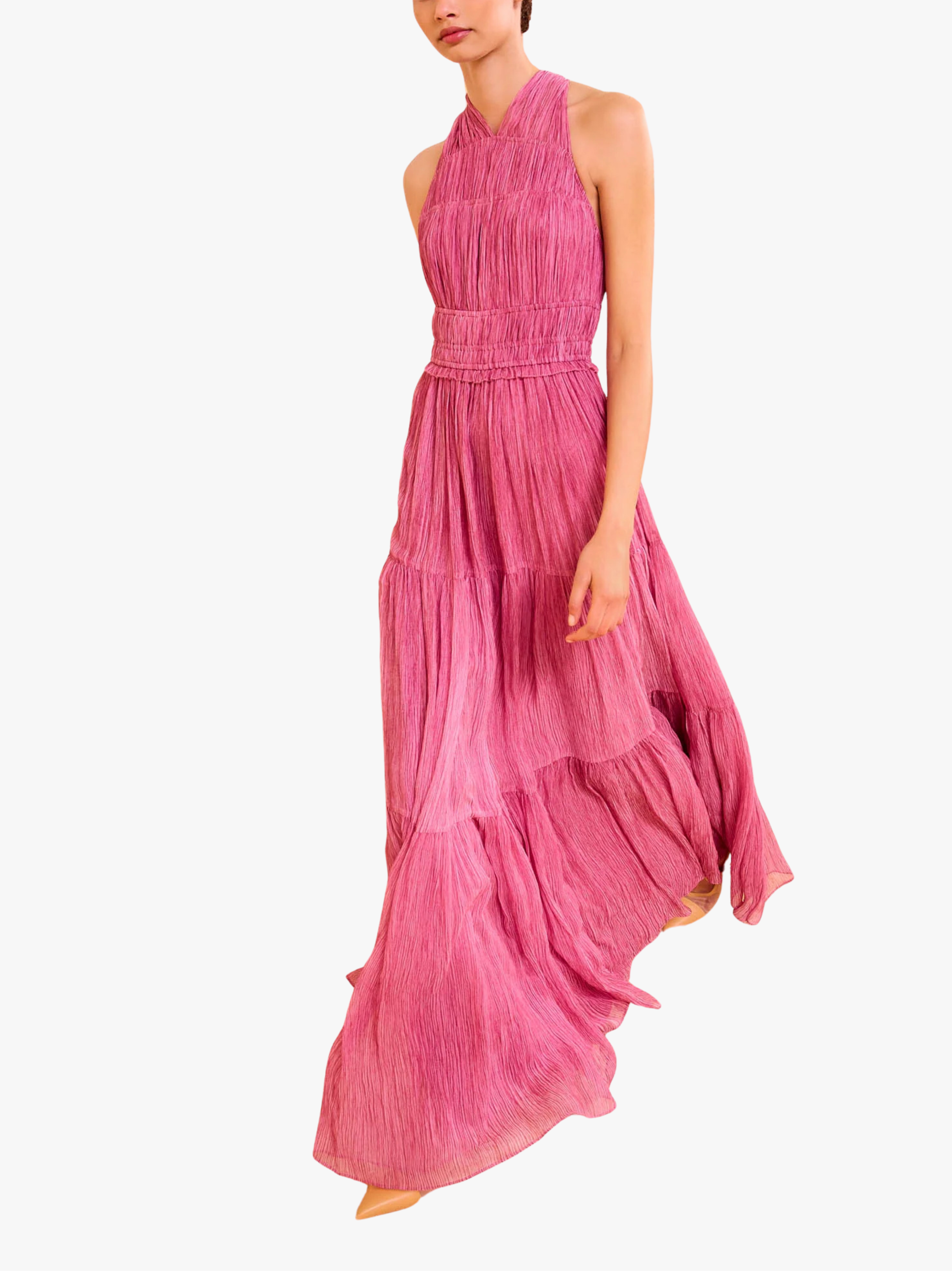 Ulla Johnson Freesia Gown Amaranthus Maxikleid Rosa Damen
