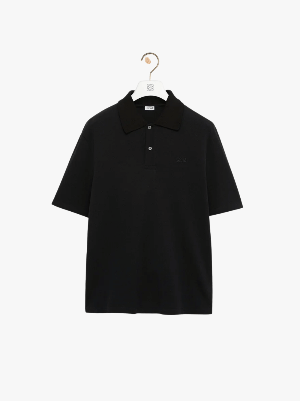 Loewe Baumwoll Poloshirt Schwarz Herren