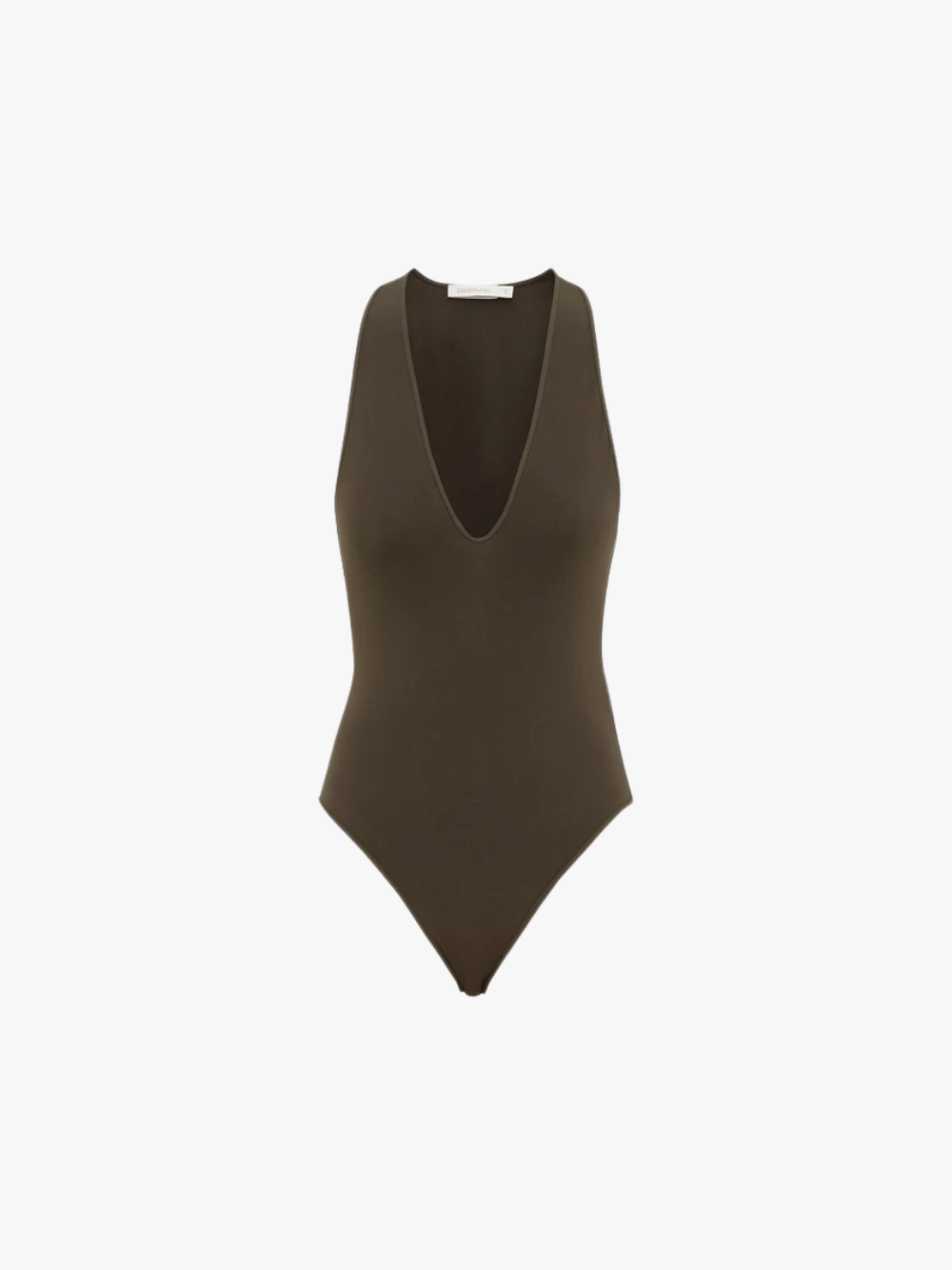 Zimmermann Scoop Bodysuit Olive Damen