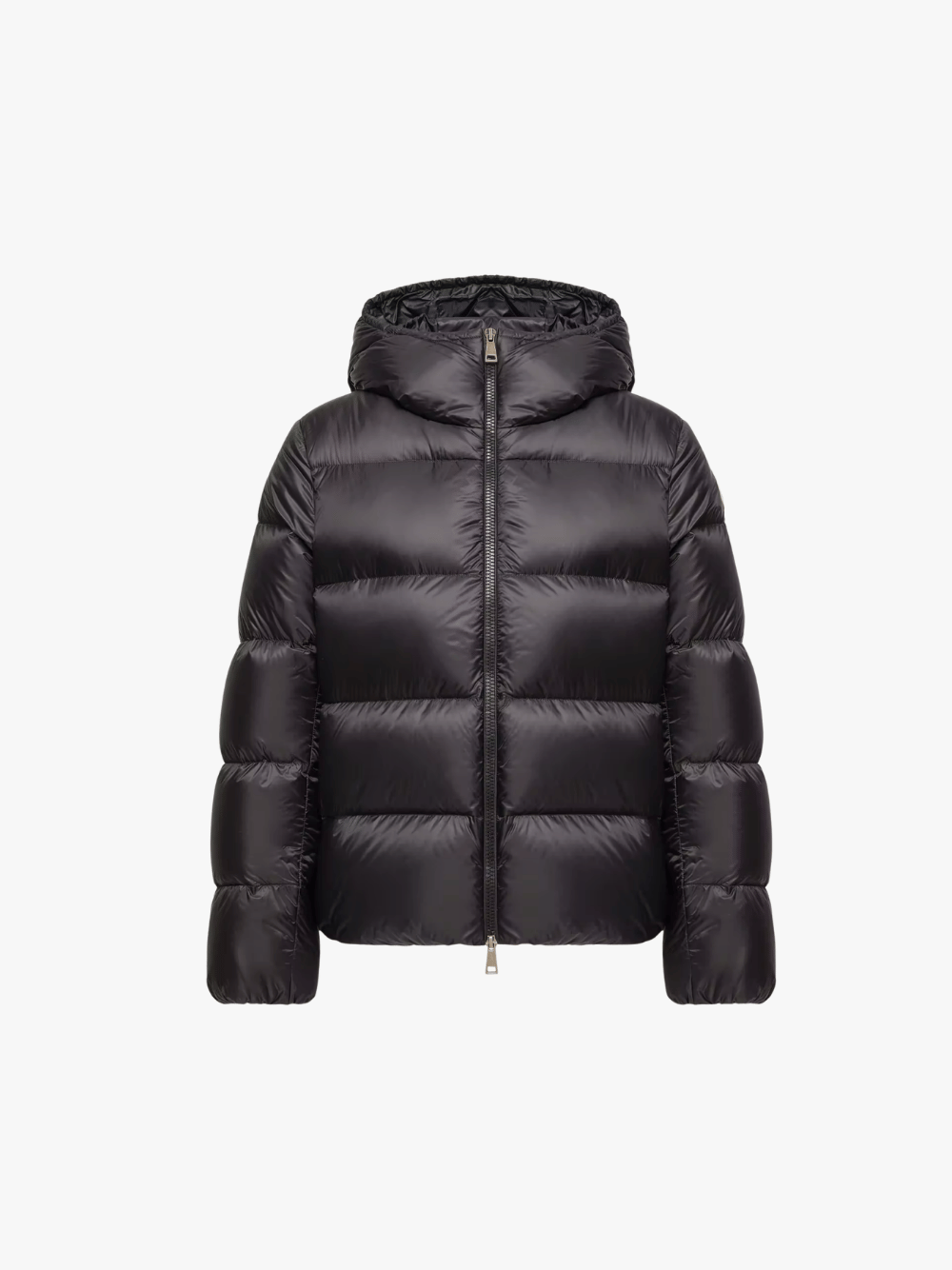 Moncler Feligule Short Hooded Down Jacket Black Women's