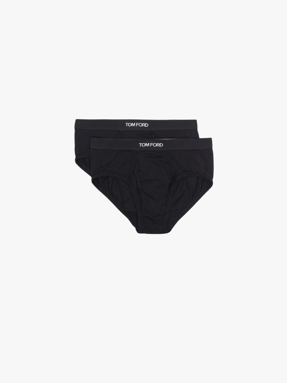 TOM FORD 2er-Set Slips mit Logo-Bund Schwarz Herren