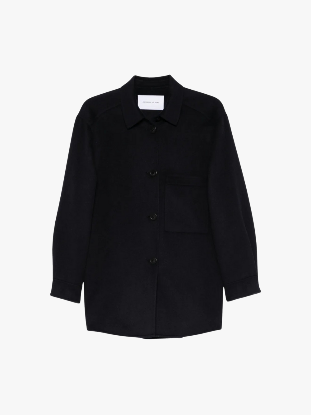 Iris von Arnim Patch-Pocket Shirt Jacket Navy Damen