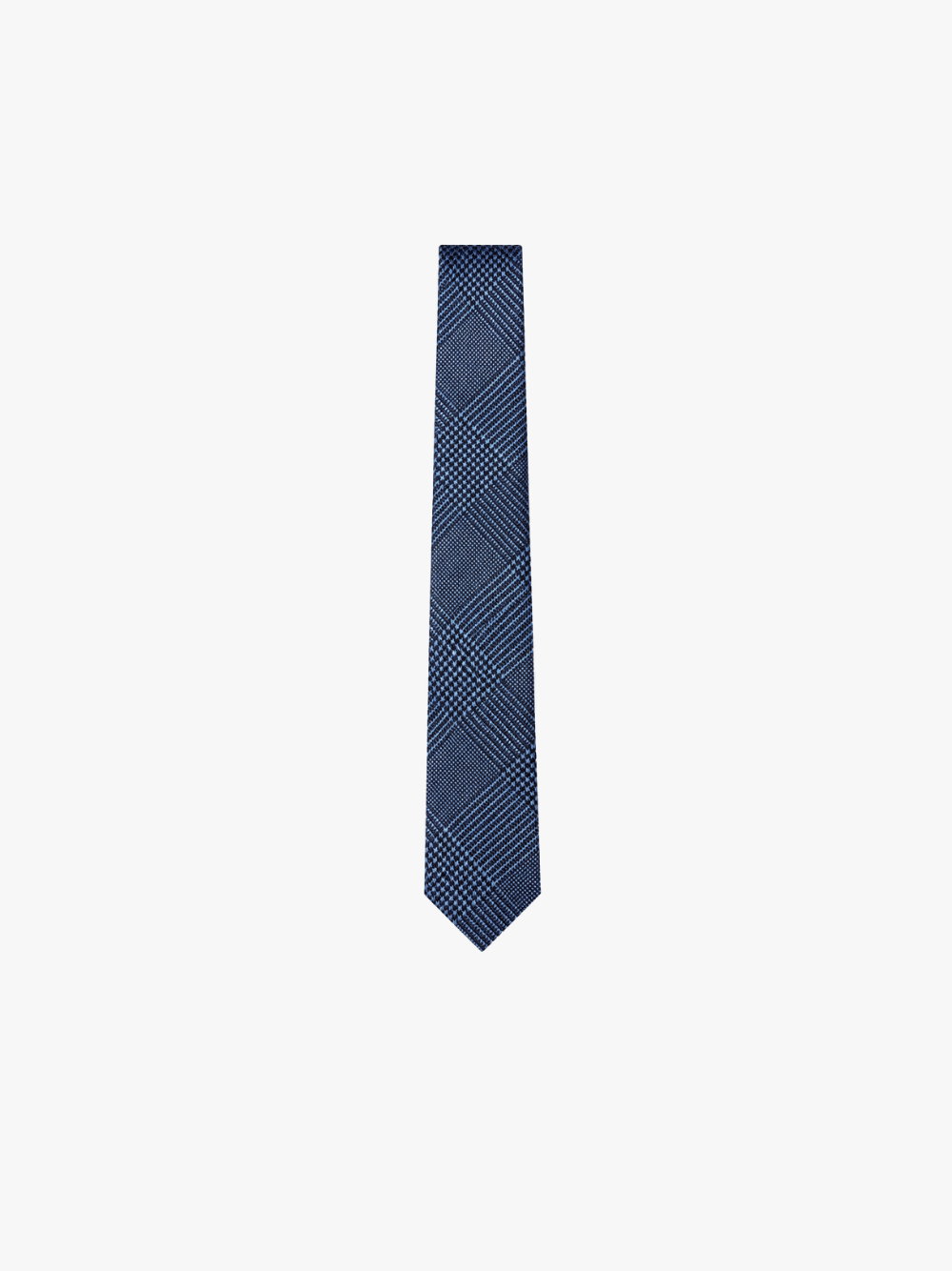 Tom Ford Tie Light Blue Checked Men