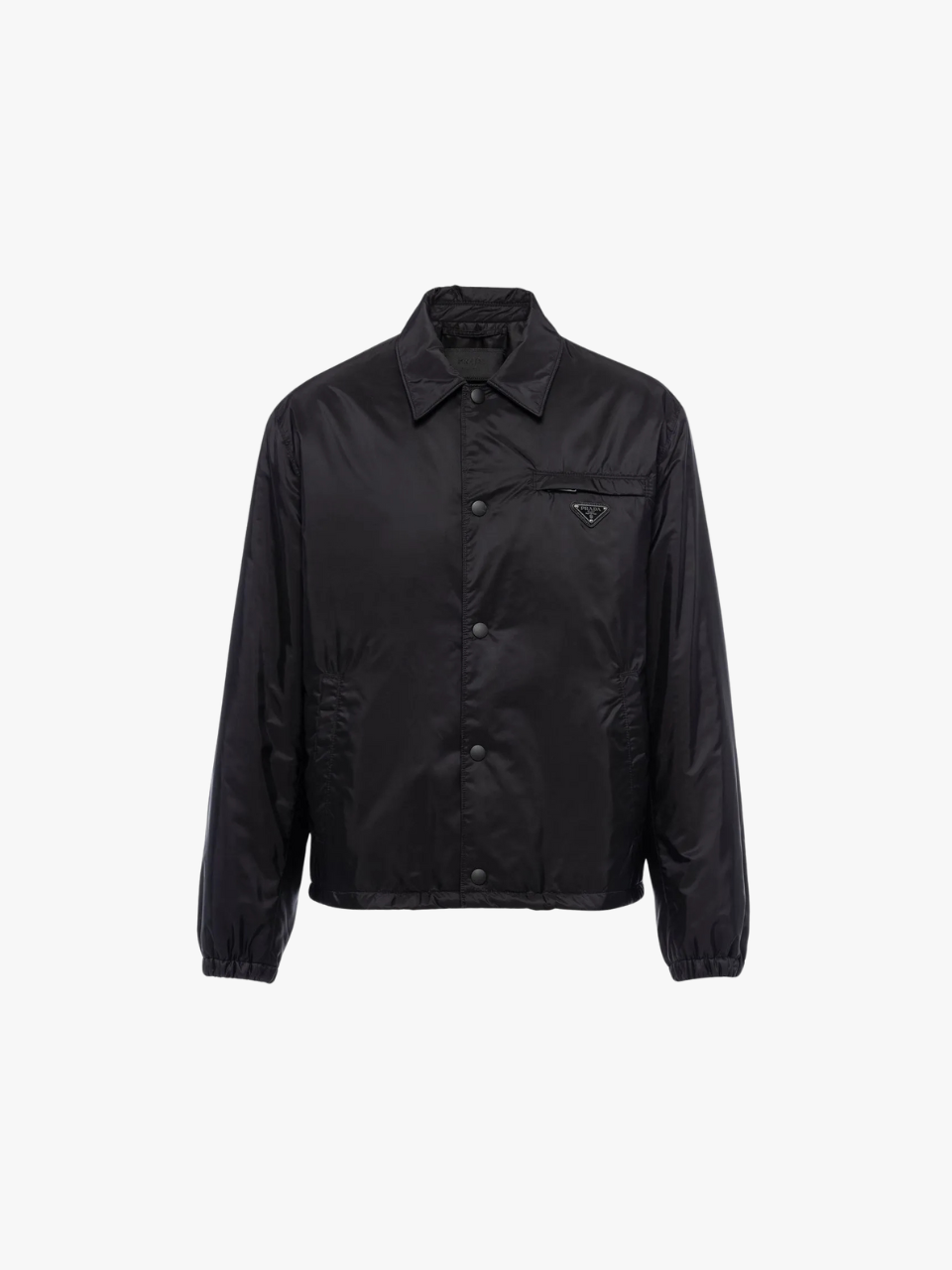 Prada Re-Nylon Shirt Jacket Black Men