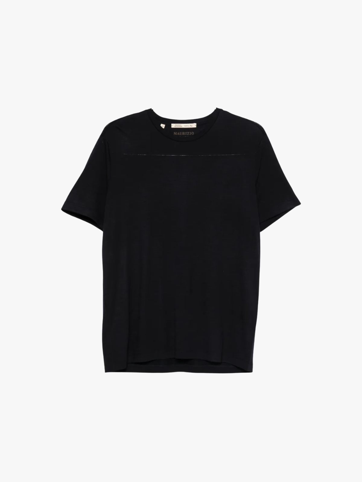 Maurizio Baldassari virgin wool T-shirt, dark blue, men's