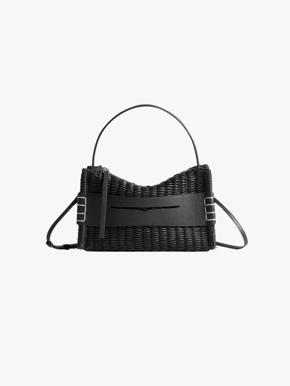 JW Anderson Loafer Bag Schwarz Geflochtene Lederhandtasche Damen Tasche