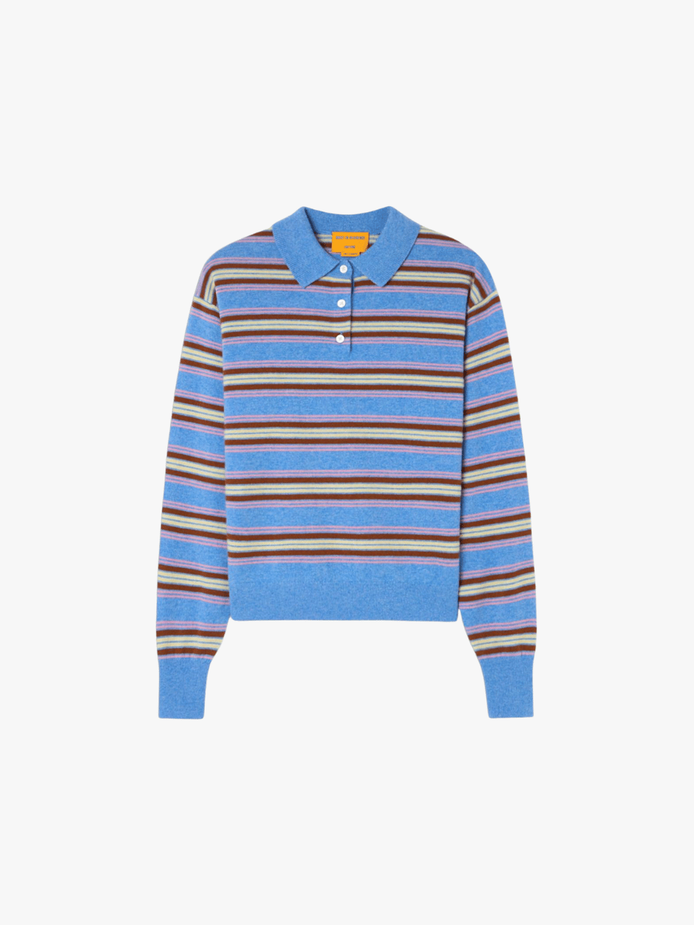 Collegiate Stripe Polo, Delft Blue Combo