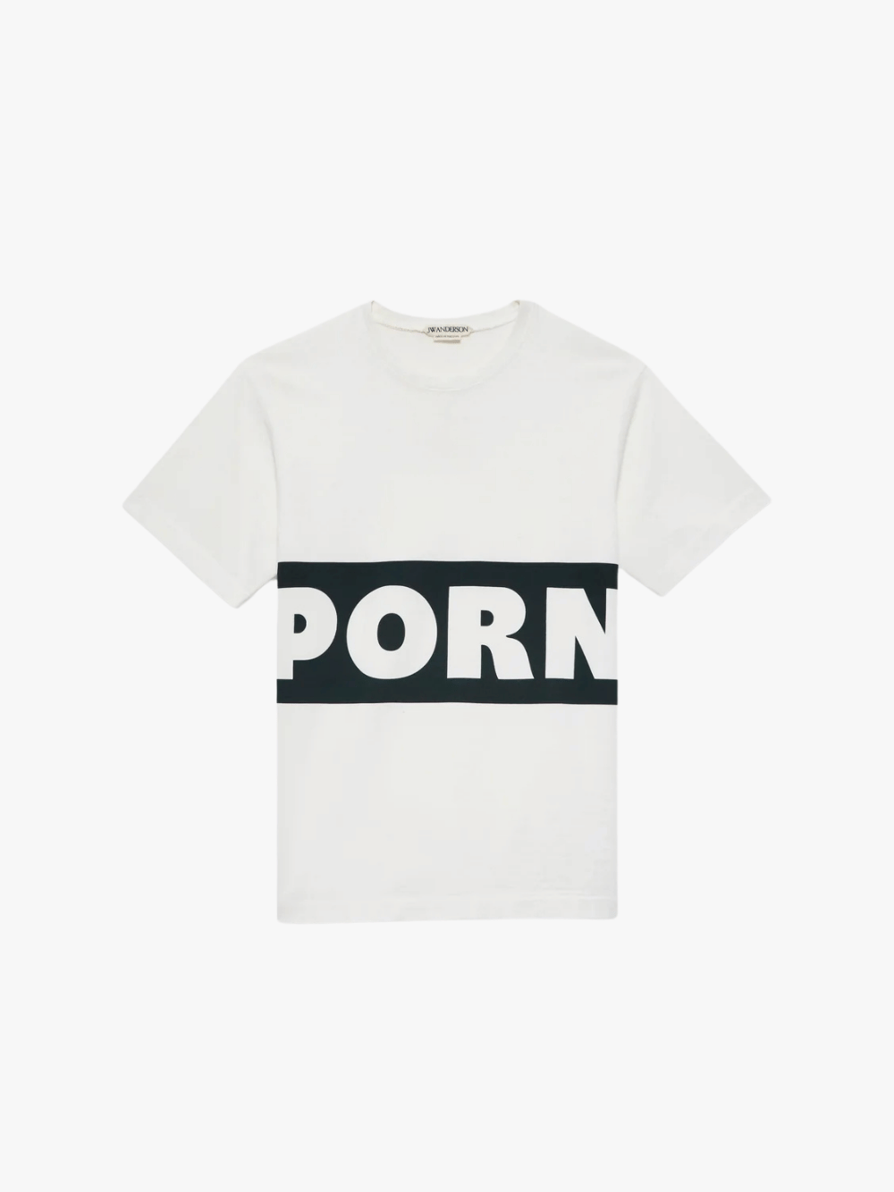 JW Anderson Porn T-Shirt Weiß Grün Herren T-Shirt
