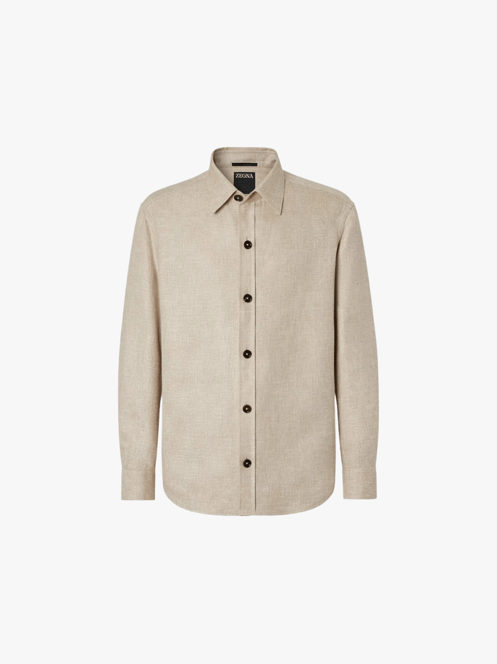 Zegna Klassisches Hemd Beige Herren