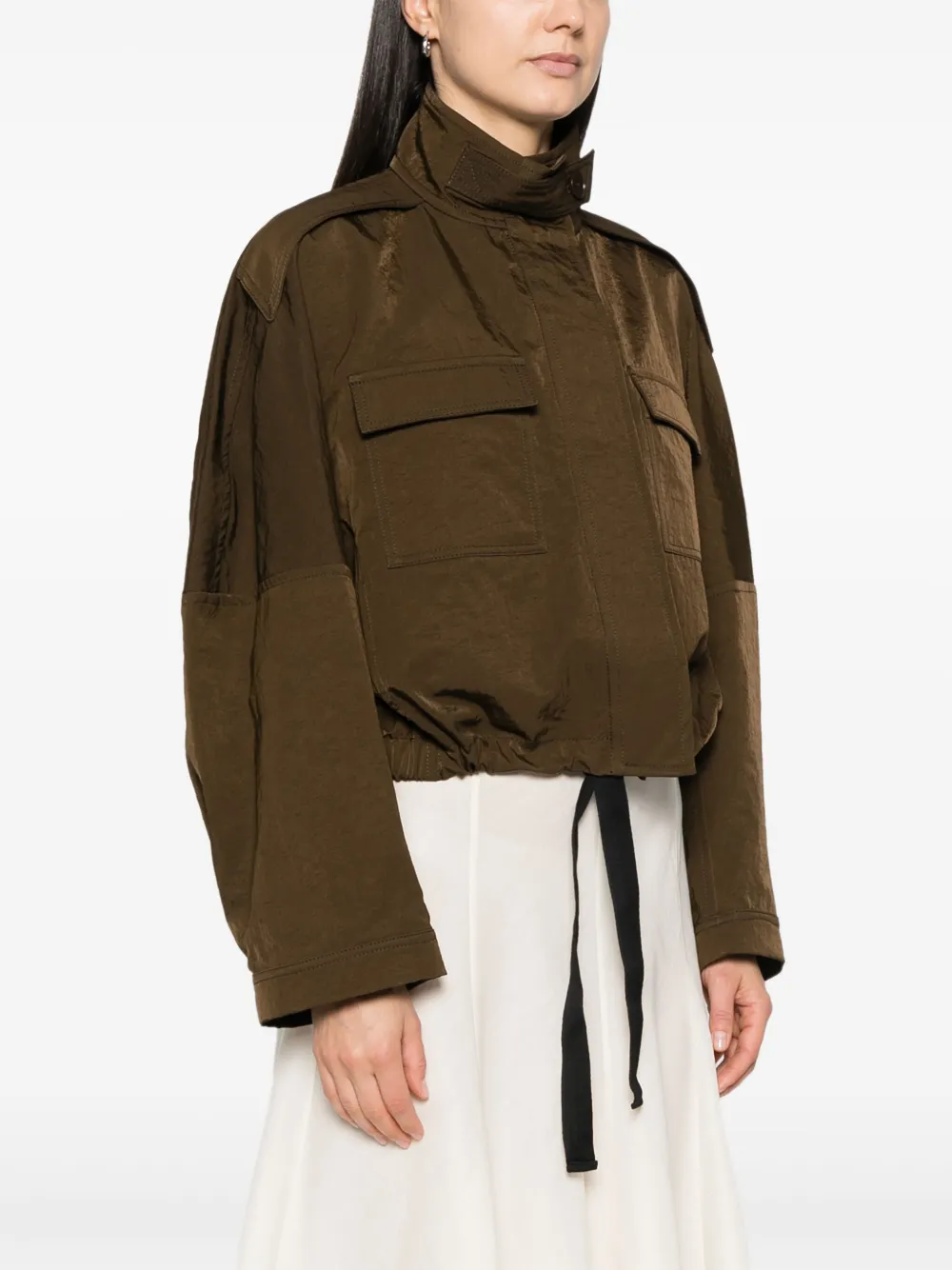 Christian Wijnants Juna Jacke Braun Damen
