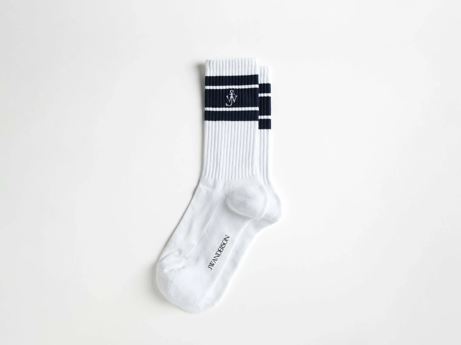 JW Anderson Sports Socks White/Blue Unisex