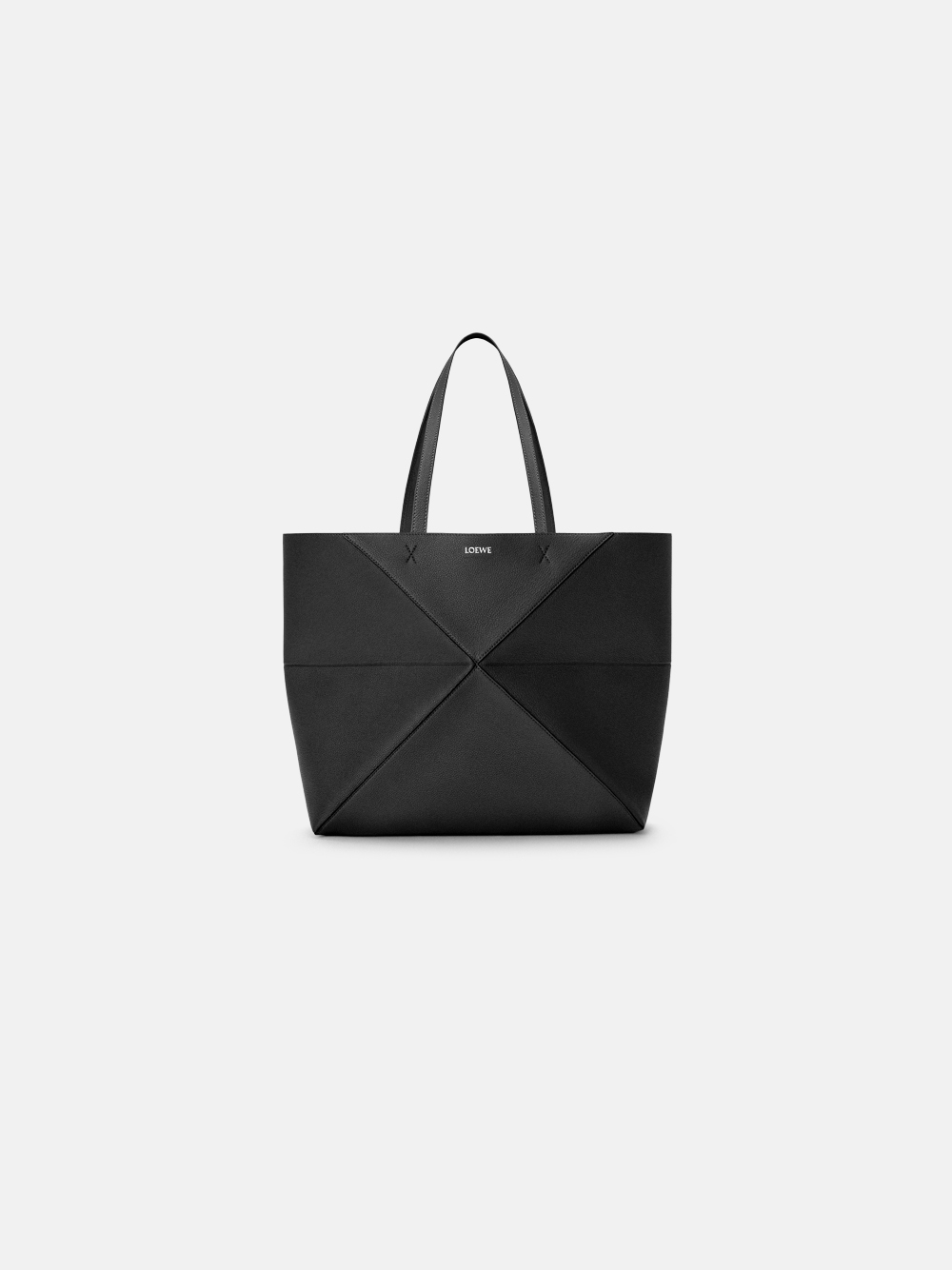 Loewe Joya Clutch Bag in Black Calfskin Leather Women's/Unisex Bag