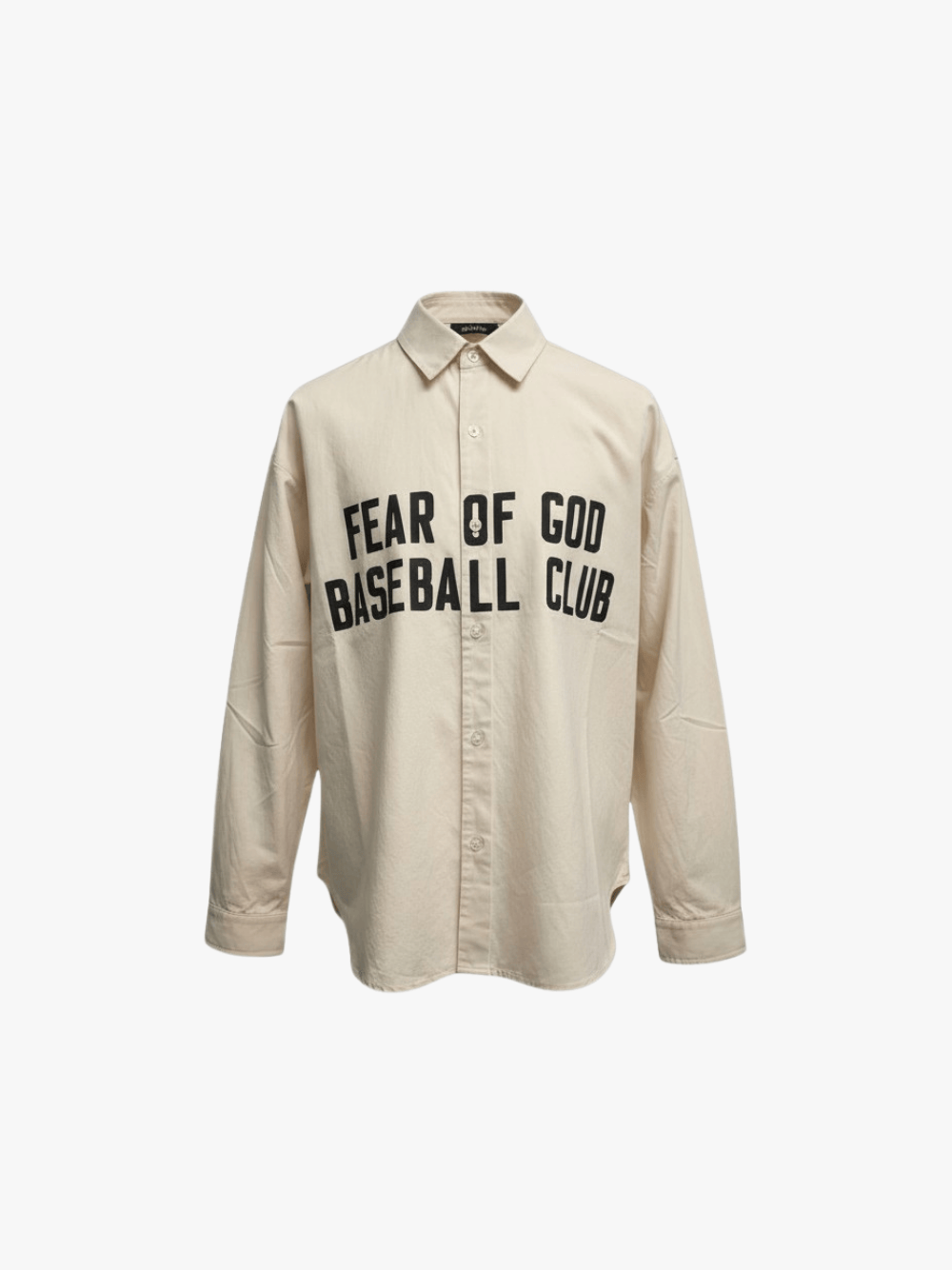 Fear Of God Baseball Club Hemd Natural Weiß Herren