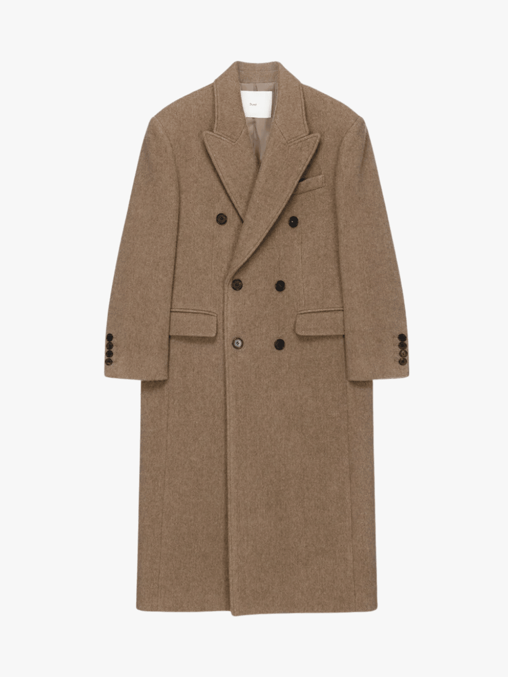 Dunst Tailored Double-Breasted Mantel Camel Herren