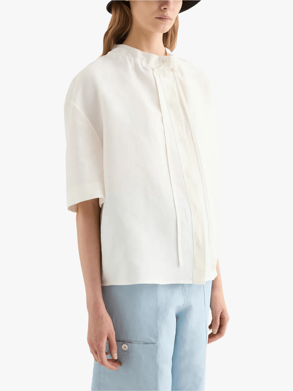 Jil Sander Hemd latte Weiß Damen