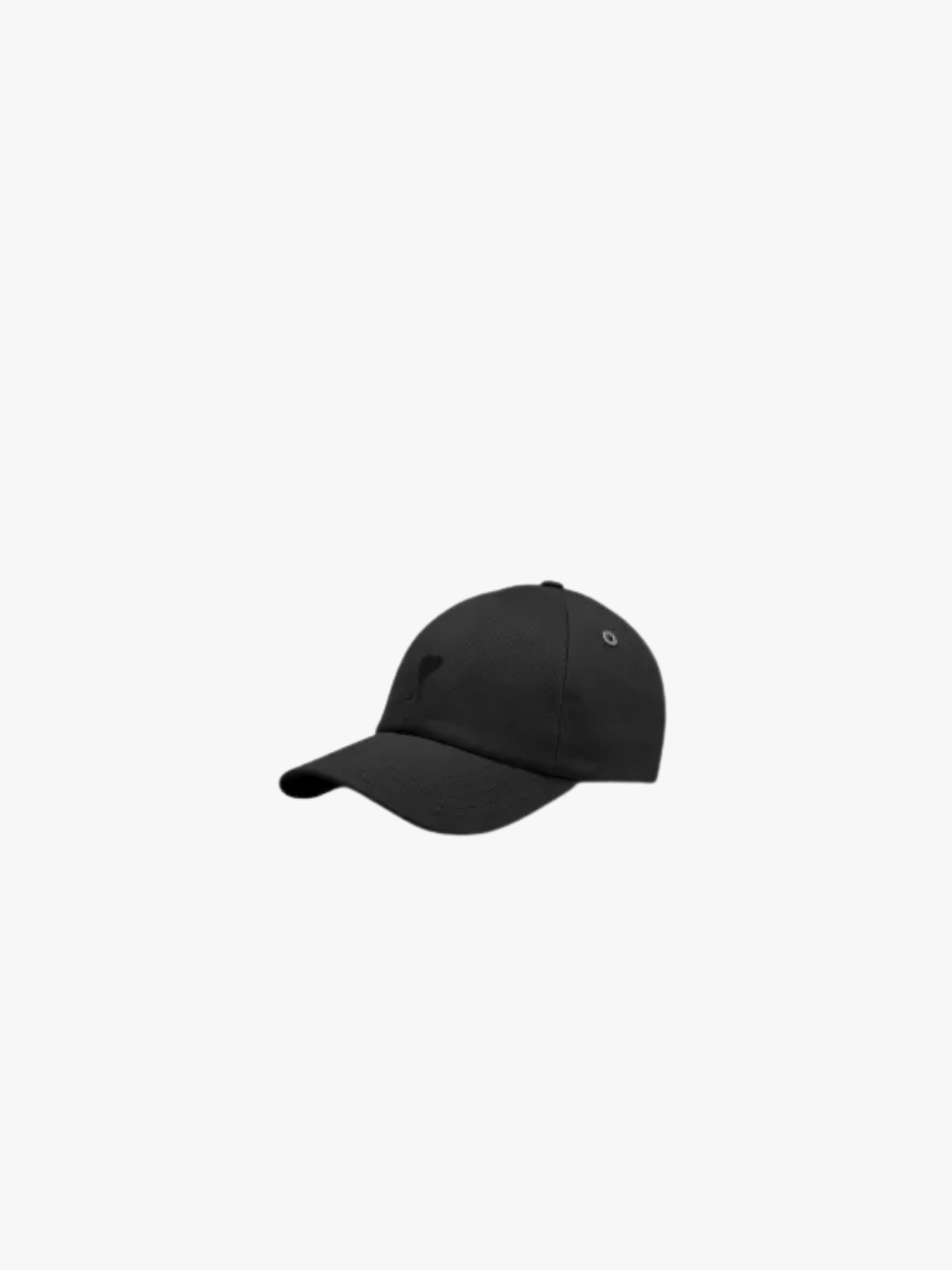 AMI Paris Cotton Baseball Cap Black Mens