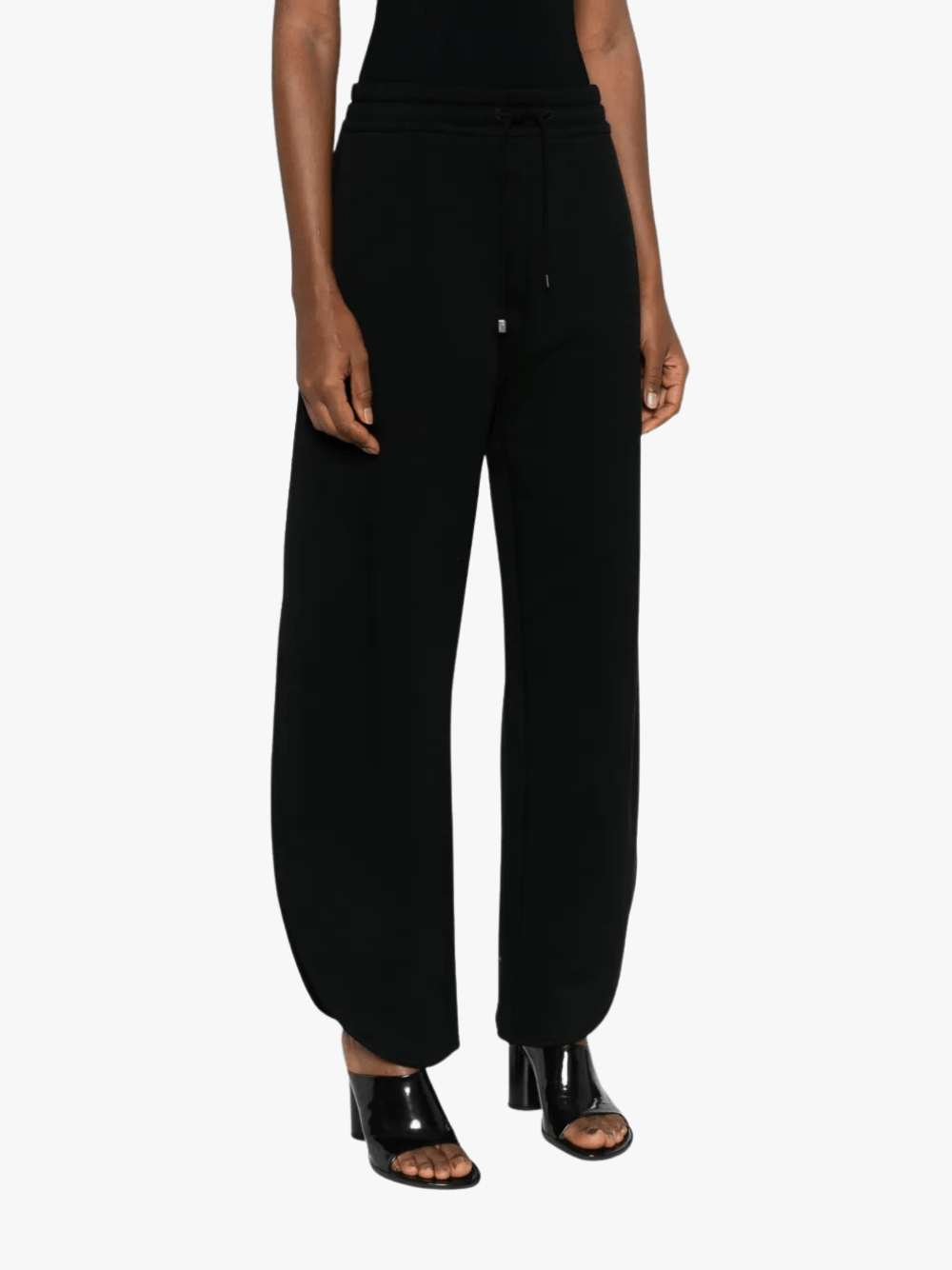 Alaïa Hose mit Barrel-Bein Schwarz Damen
