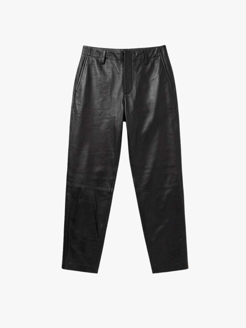 Almada Leder Hose Schwarz Damen