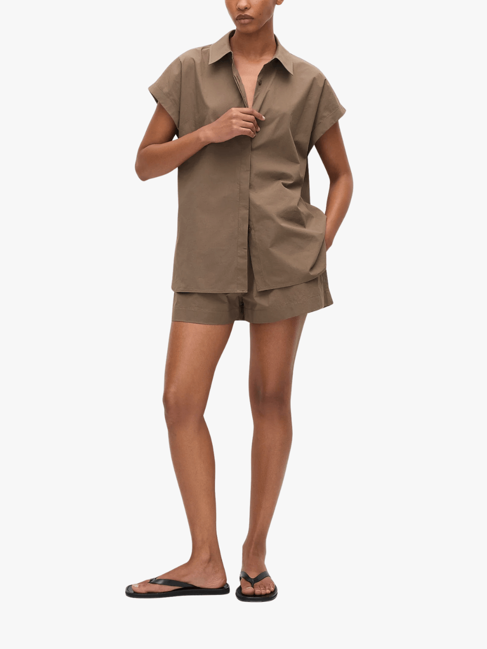 Matteau Relaxed Sleeveless Shirt Birch Damen