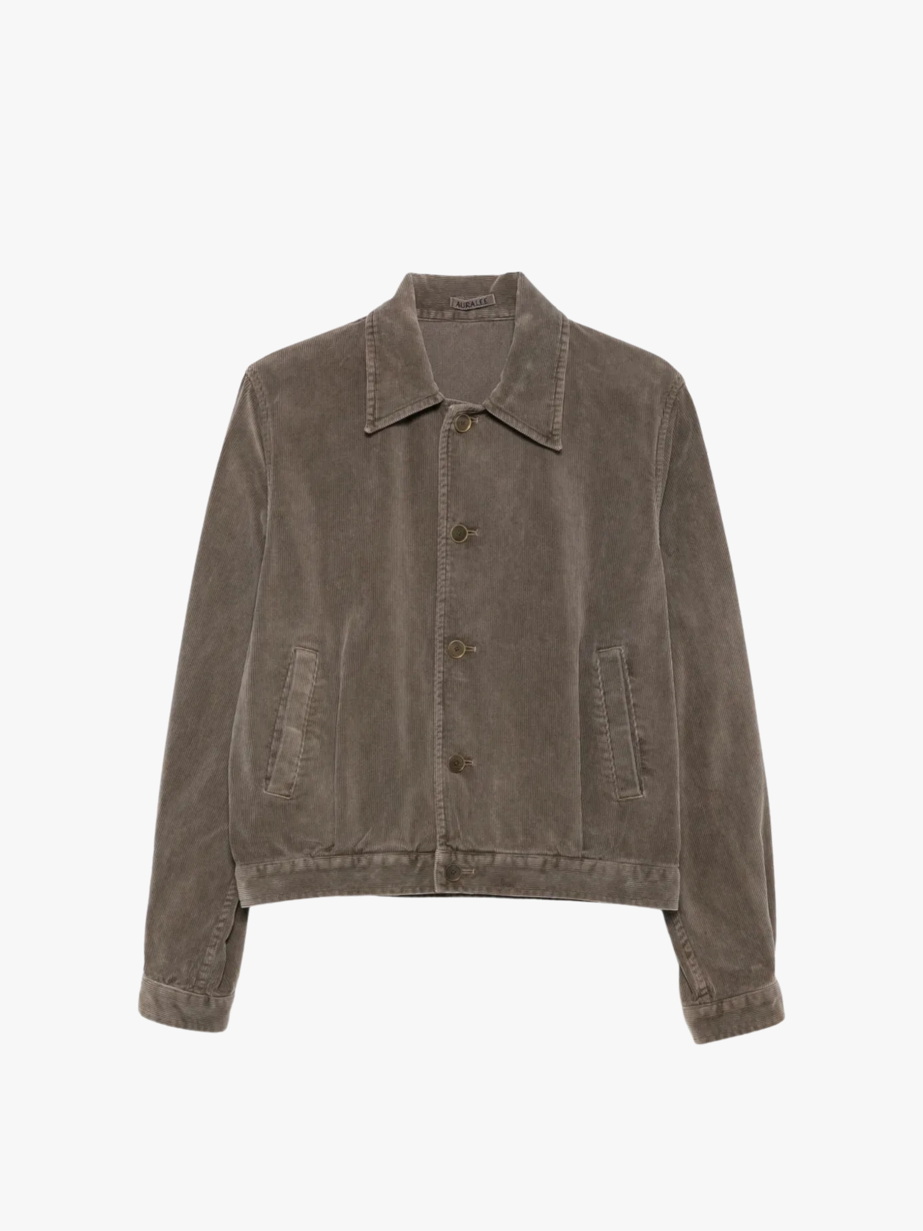 Auralee Klassische Cordjacke Braun Herren