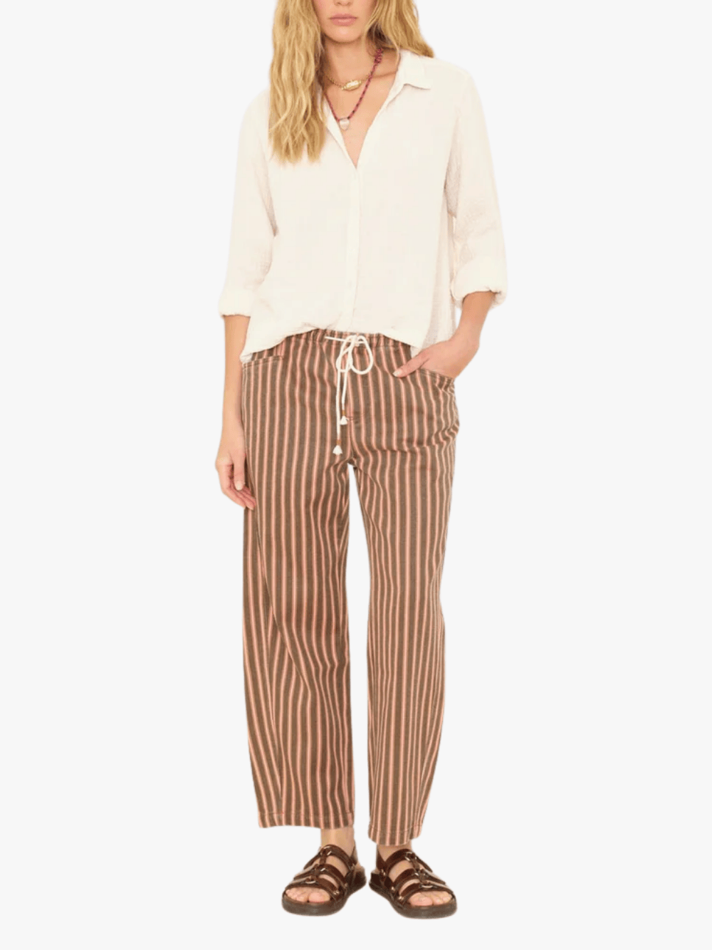 Xirena Baxter Denim Pant Canyon Rose Damen