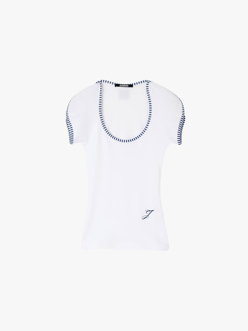Jacquemus Le T-shirt Espiral Weiß Damen T-Shirt