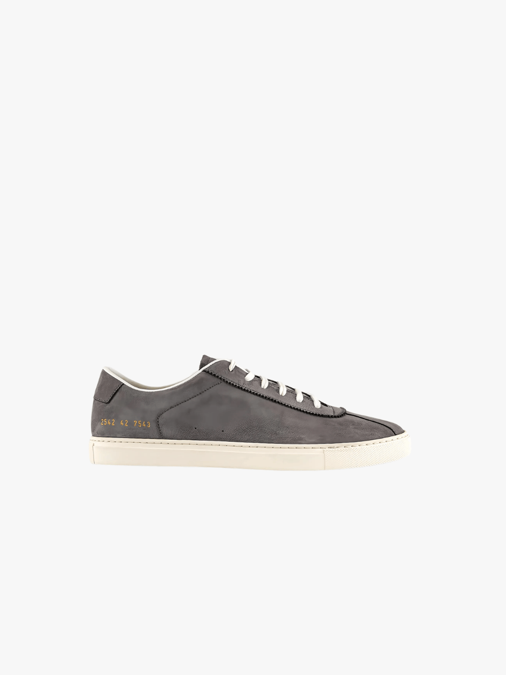 Common Projects Top‑Stitching Suede Sneakers Grau Herren