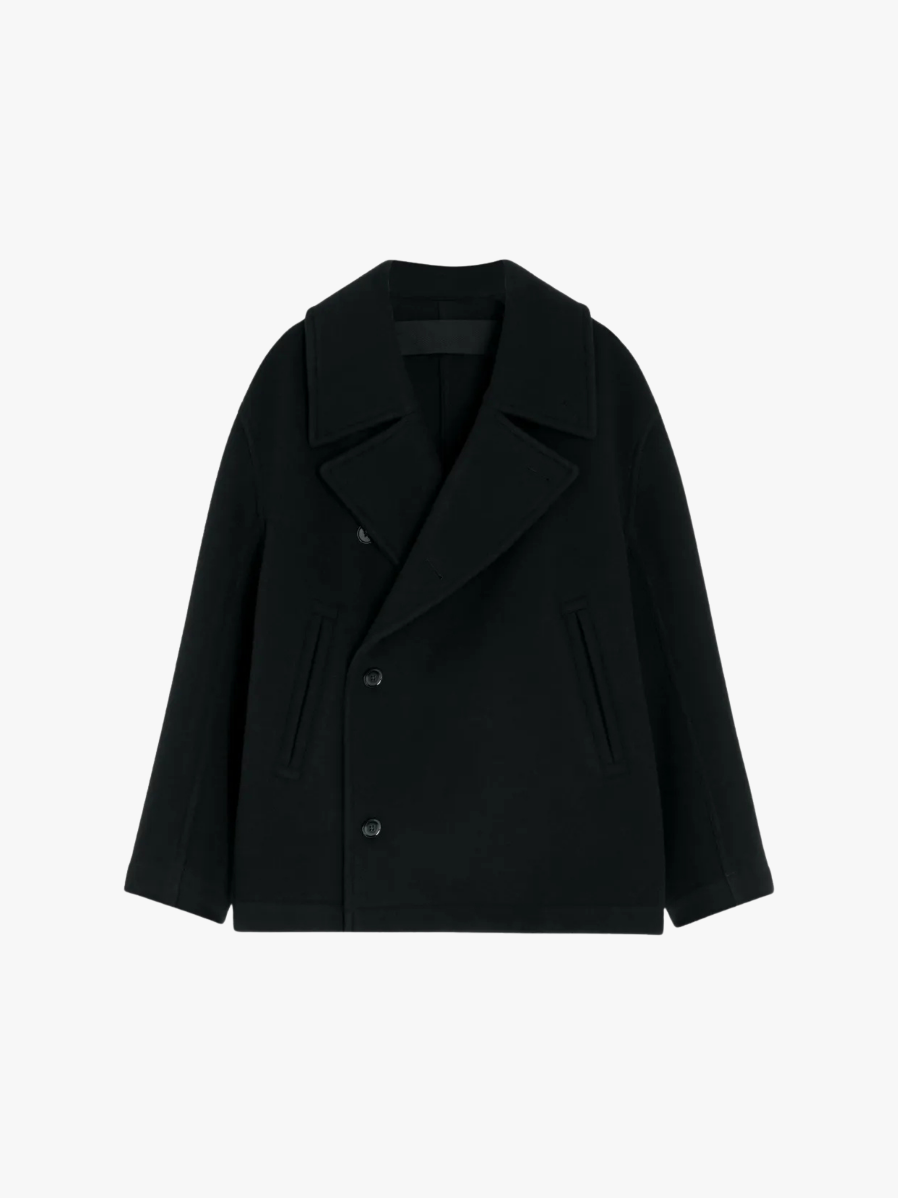 Lemaire Classic Caban Jacket Black Men