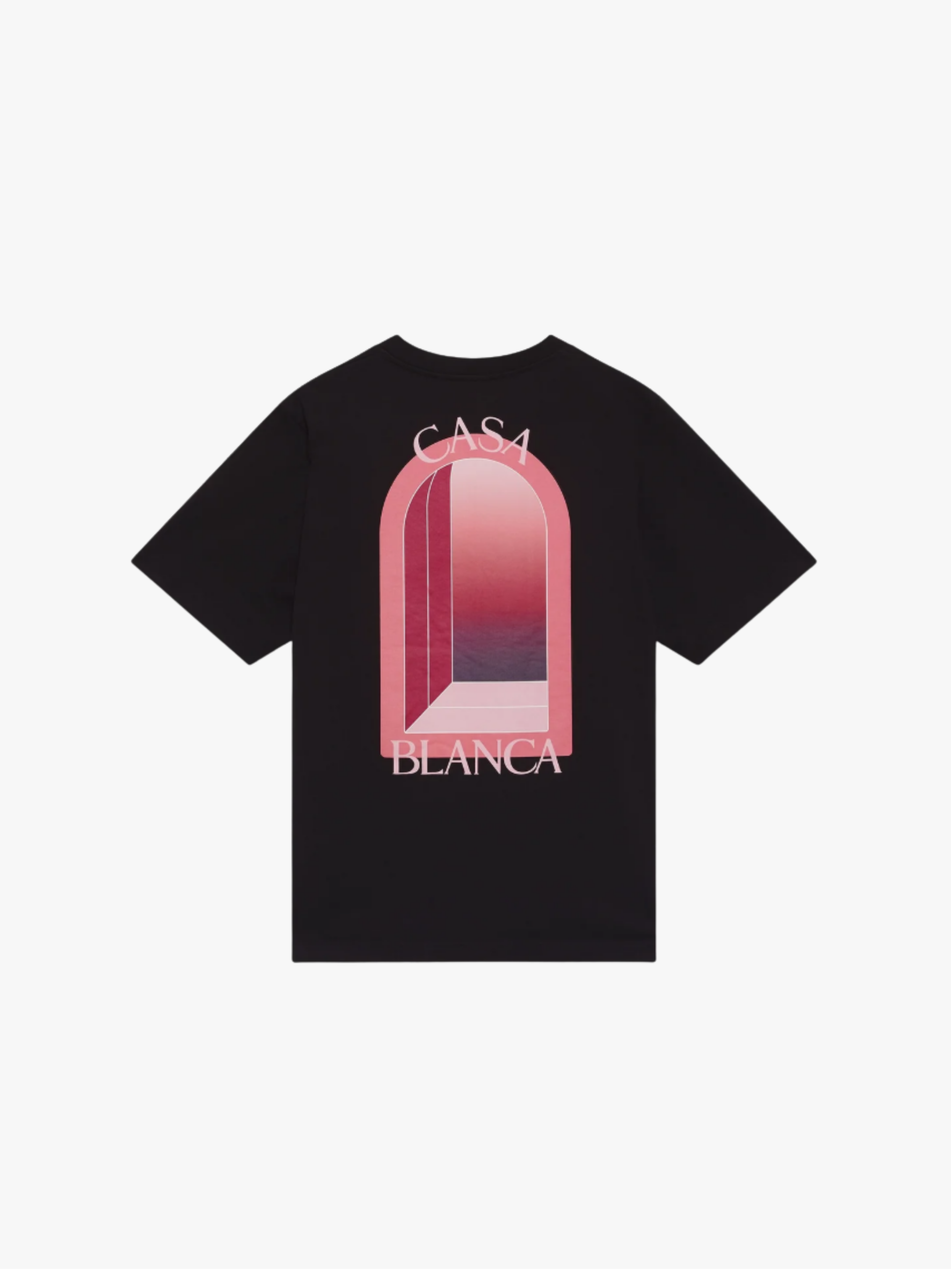 Casablanca Black Arches Kurzarm Schwarz T‑Shirt Herren