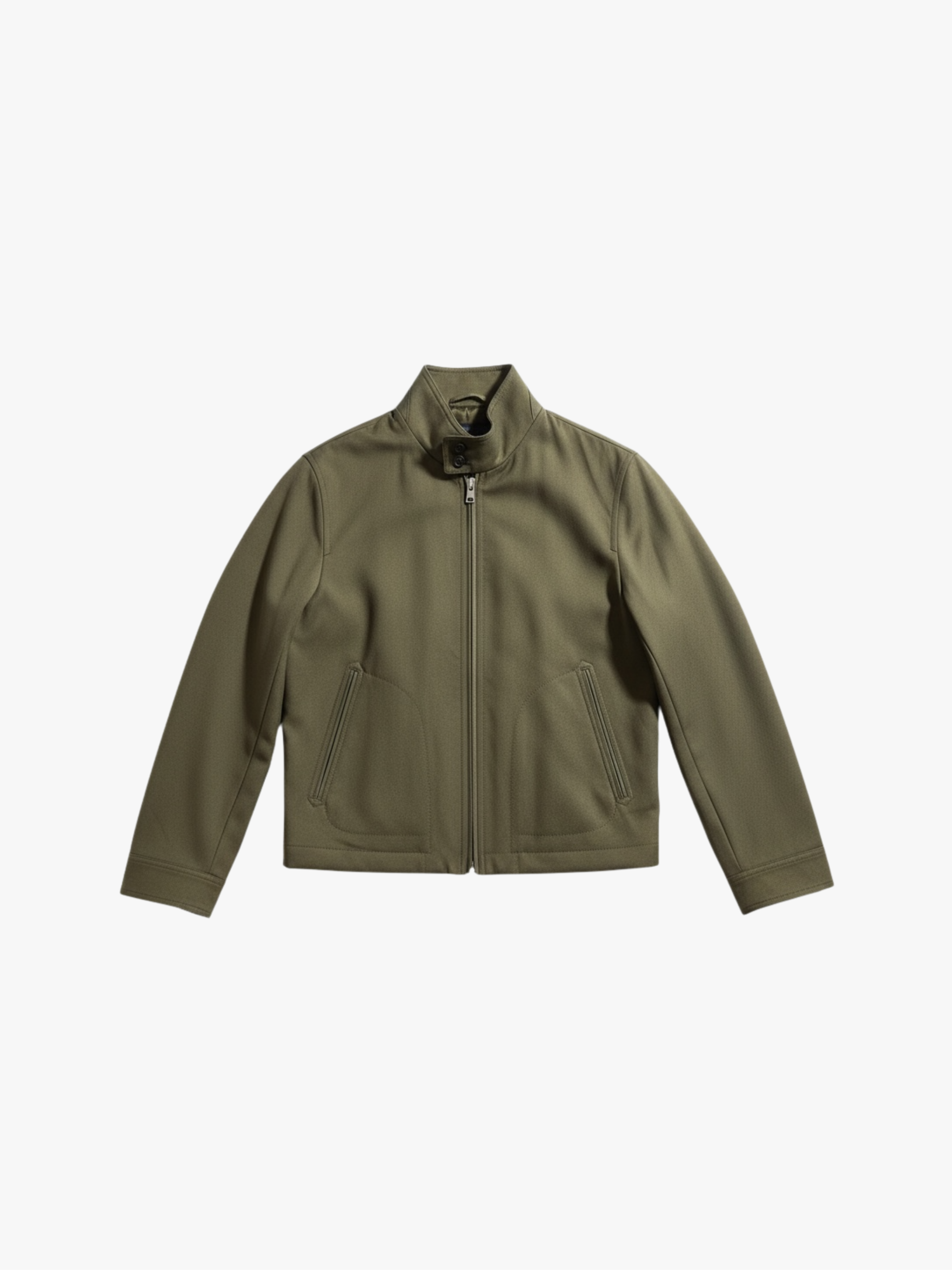 Tom Ford Zip-Up Jacket Olive Green Men
