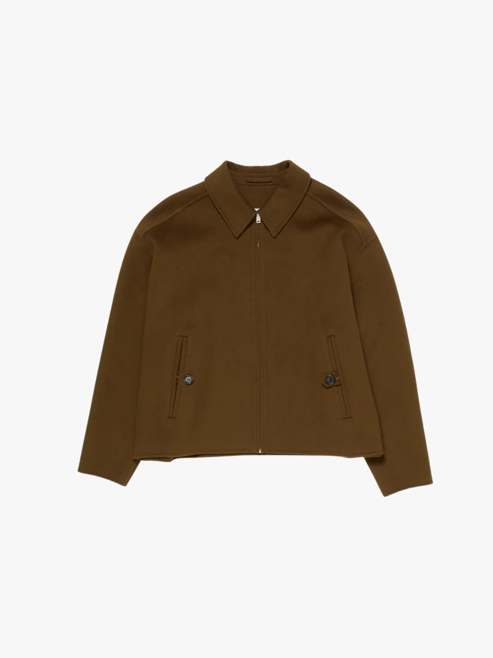 Acne Studios Jacke mit Reißverschluss vorne Grün Herren
