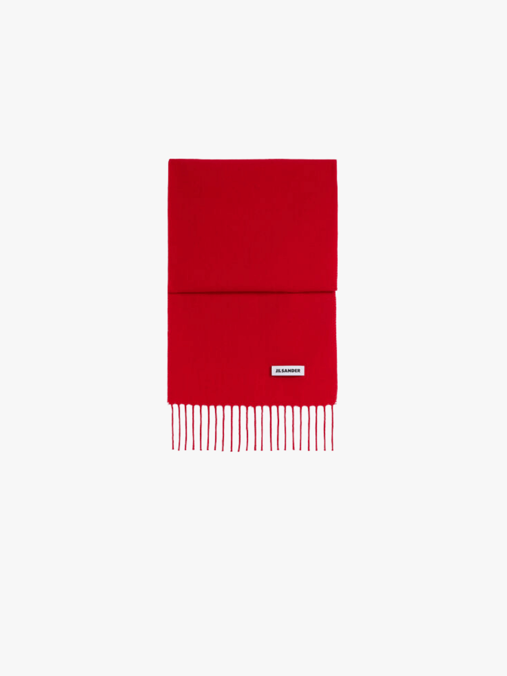 Jil Sander Schal Rot Damen