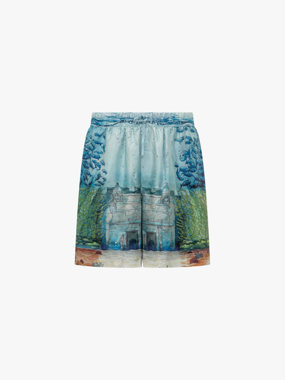Casablanca Marine Collage Graphiques Shorts