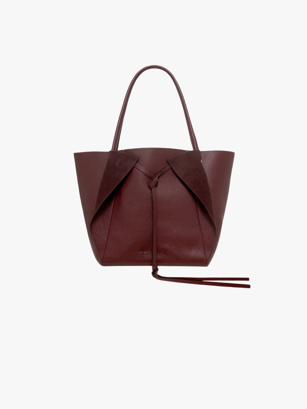 Gabriela Hearst Marija Tote Bag Bordeaux Textured Leather Damen Gabriela Hearst Marija Tote Bag Bordeaux Textured Leather Damen