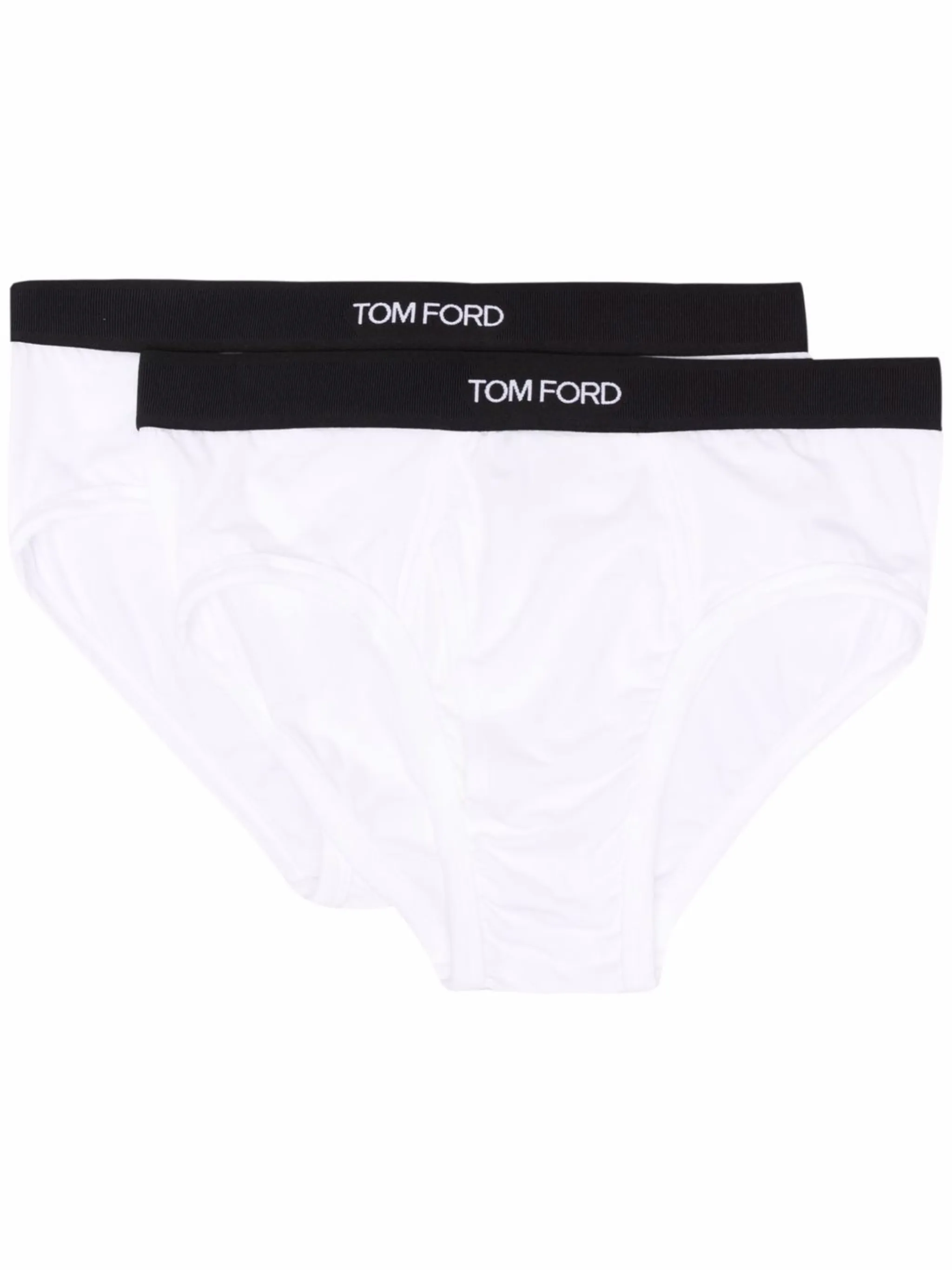 TOM FORD Briefs with logo waistband White Men